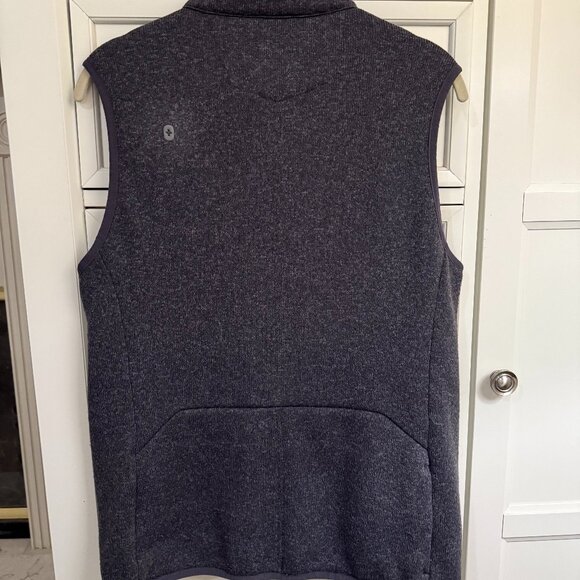 FIGS On-shift Sweater Knit Vest - Heather Dark Charcoal -Medium - Picture 8 of 8